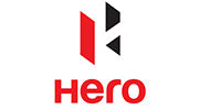 Logo of Hero, a foundation partner of GMR Group.