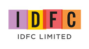 Logo of IDFC Finance, a transport partner of GMR Group.
